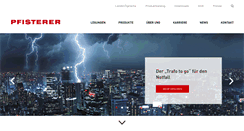 Desktop Screenshot of ch.pfisterer.com