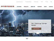 Tablet Screenshot of ch.pfisterer.com